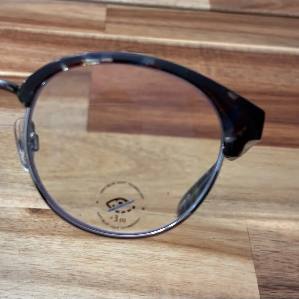 Prive Revaux The Angelou Blue Light Protection Reading Glasses Tortoise +3.0 New